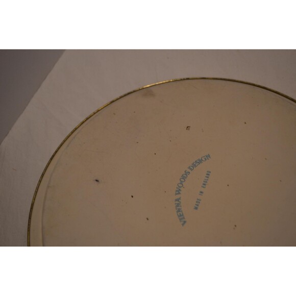 Vintage Metal Tray Gold Paisley English Style - Picture 3 of 5